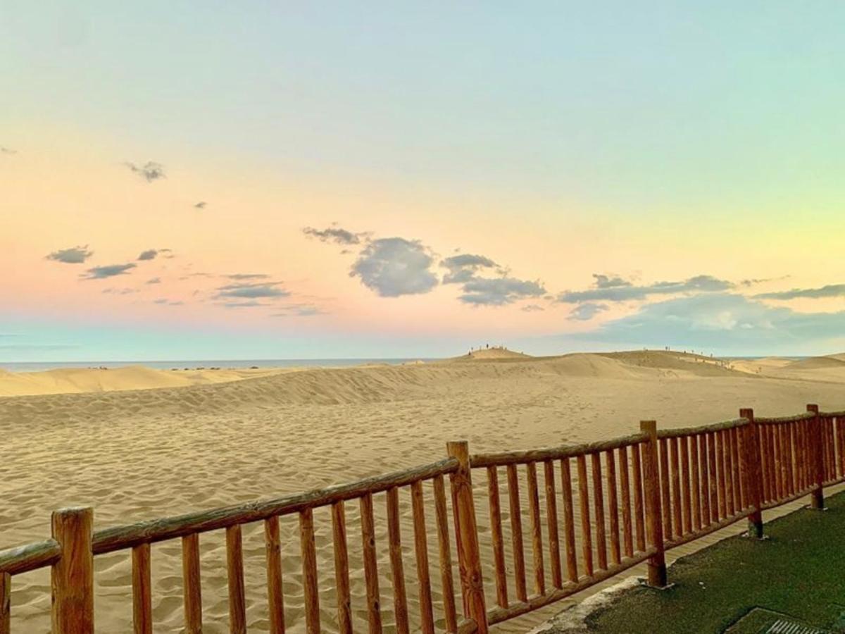 Las Dunas De Maspalomas Y El Mar A Un Paso San Bartolomé Luaran gambar
