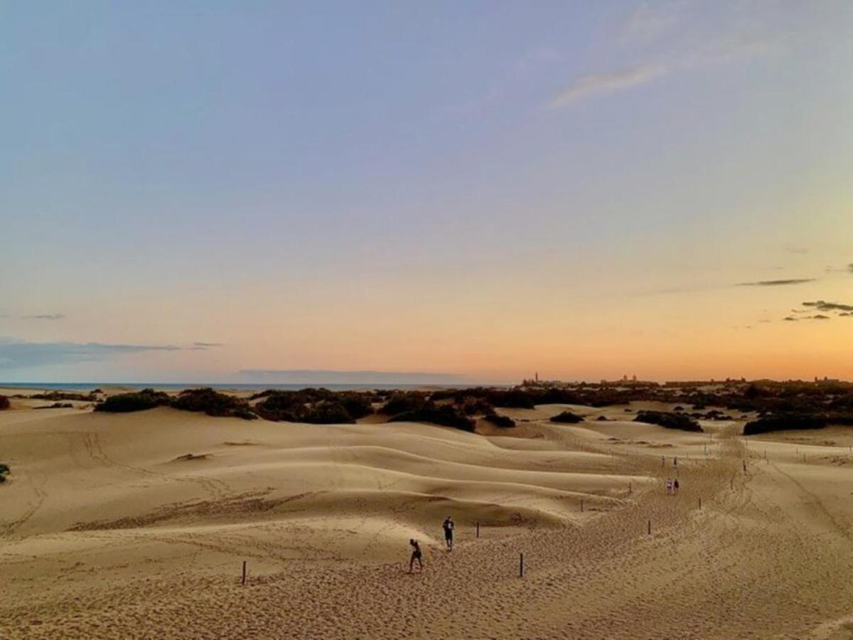 Las Dunas De Maspalomas Y El Mar A Un Paso San Bartolomé Luaran gambar